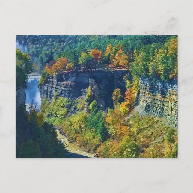 Colourful Canyon Postcard (Front)