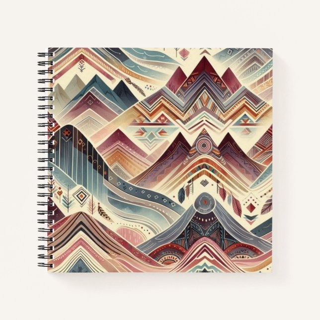 Colourful Canyons Notebook (Front)