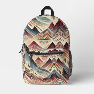Colourful Canyons Printed Backpack