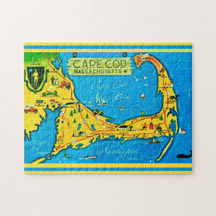 Colourful Cape Cod 11x14 Jigsaw Puzzle