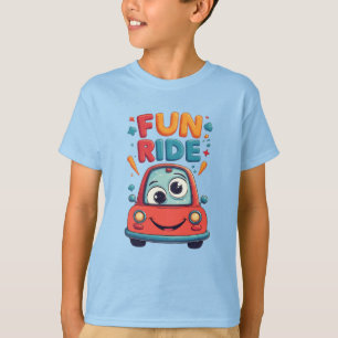 🚙 Colourful Car For Tiny Road Fans 🌈 T-Shirt