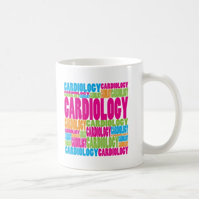 Colourful Cardiology Coffee Mug (Right)
