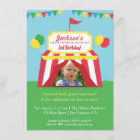 Colourful Carnival Kids Birthday Party Photo