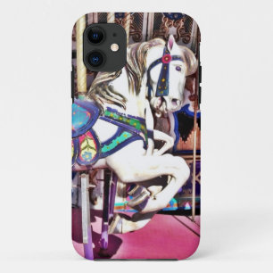 Colourful Carousel Horse at Carnival Photo Gifts iPhone 11 Case