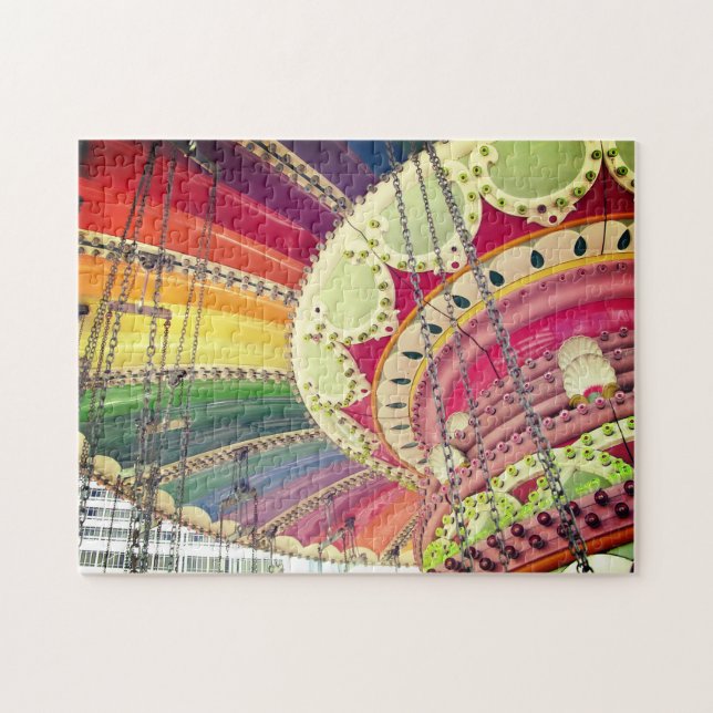 Colourful Carousel Jigsaw Puzzle (Horizontal)