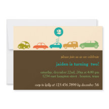 Colourful Cars Birthday Party