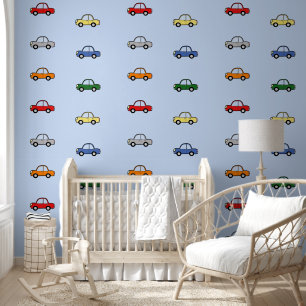Colourful Cars Design Kids  Wallpaper