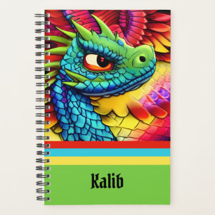 Colourful Cartoon Dragon Planner