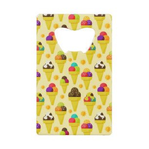 Colourful Cartoon Ice Cream Cones