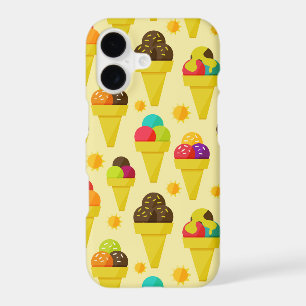Colourful Cartoon Ice Cream Cones