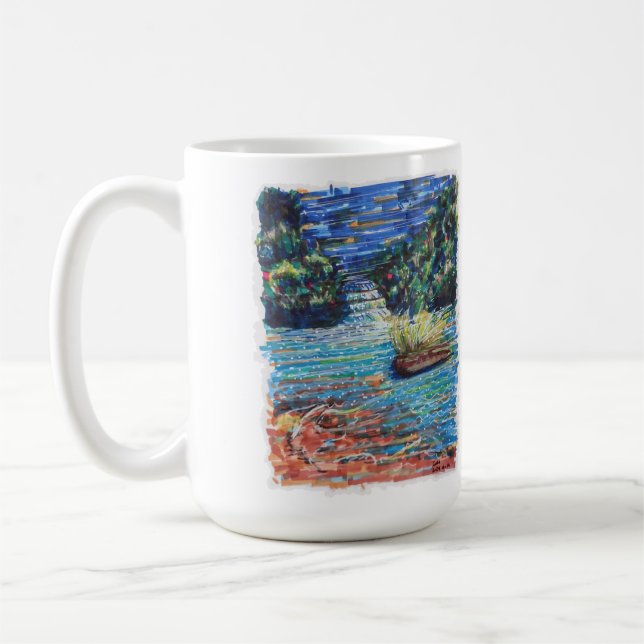 Colourful Cascade Coffee Mug (Left)