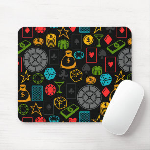 Colourful Casino Icons     Mouse Mat