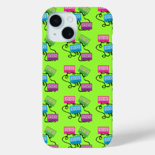 Colourful Cassette Tapes iPhone 15 Case