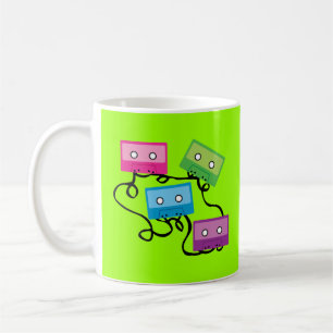 Colourful Cassette Tapes Coffee Mug