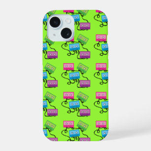 Colourful Cassette Tapes iPhone 15 Case