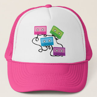 Colourful Cassette Tapes Trucker Hat