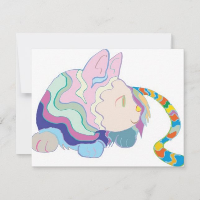 Colourful Cat (Front)