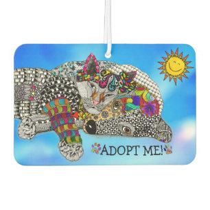 Colourful Cat and Dog Adopt Me Air Freshener