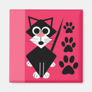 Colourful Cat Magnet
