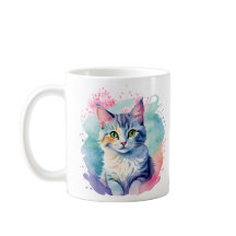 Colourful Cat Mug