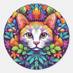 Colourful Cat Stickers