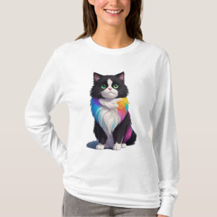 Colourful Cat T-Shirt