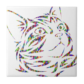 colourful cat tile