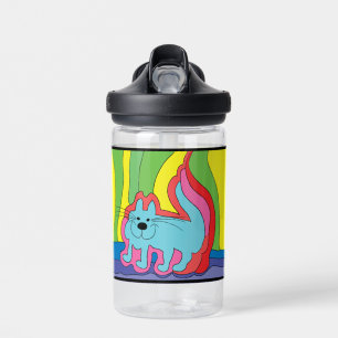 Colourful Cat Water Bottle