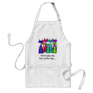 Colourful Cats Apron