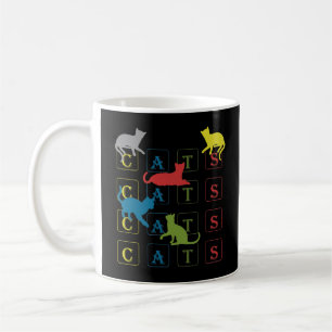 Colourful Cats For Cat Lovers and Cat Owners Coffee Mug