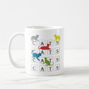 Colourful Cats For Cat Owners and Cat Lovers Coffee Mug