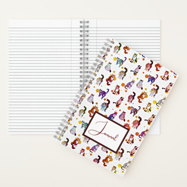 Colourful cats journal (Inside)