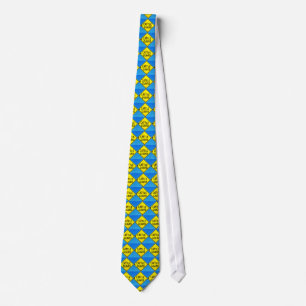 colourful cattle guard sign tie