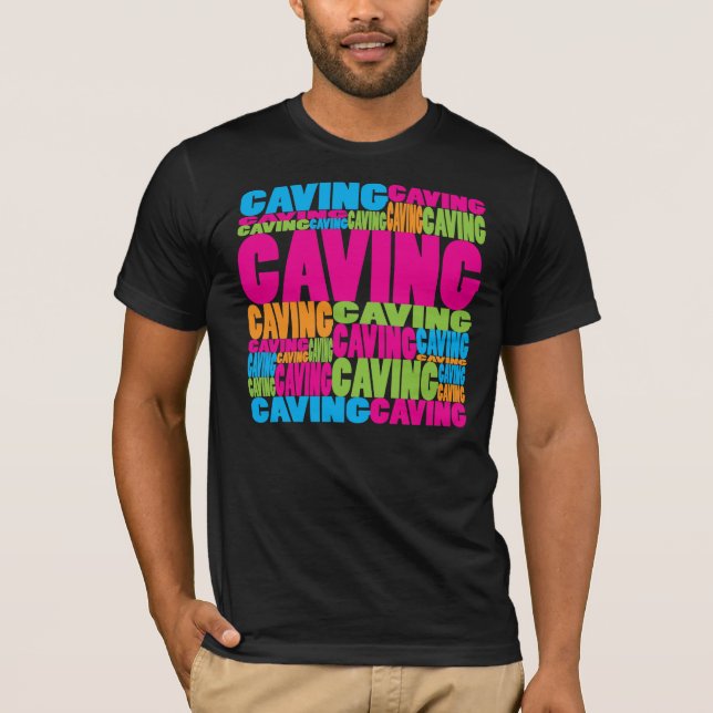 Colourful Caving T-Shirt (Front)