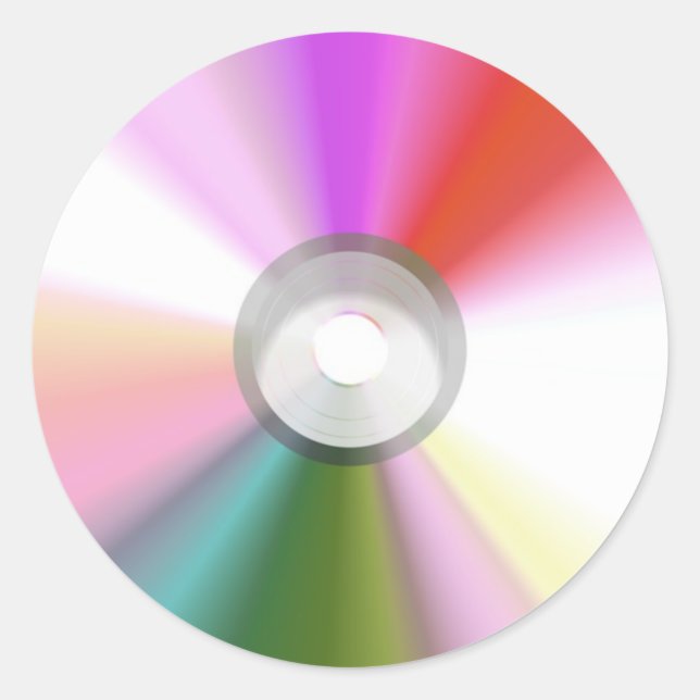 Colourful CD Sticker (Front)