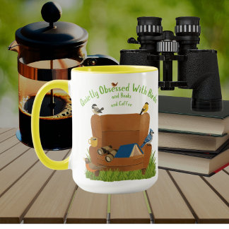 Colourful Celebration of Birds Books and Coffee Mug