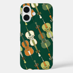 Colourful Cello Pattern  iPhone 16 Case