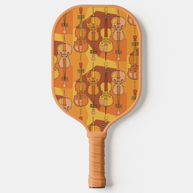 Colourful Cellos Pattern  Pickleball Paddle (Front)