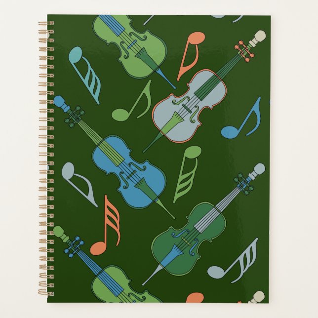 Colourful Cellos Planner (Front)