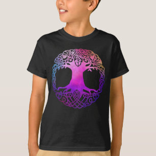 Colourful Celtic Tree of Life T-Shirt