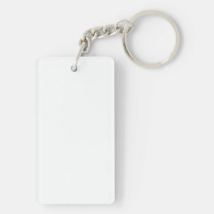Colourful Change Accessories 1-Sided  Rectangular Key Ring