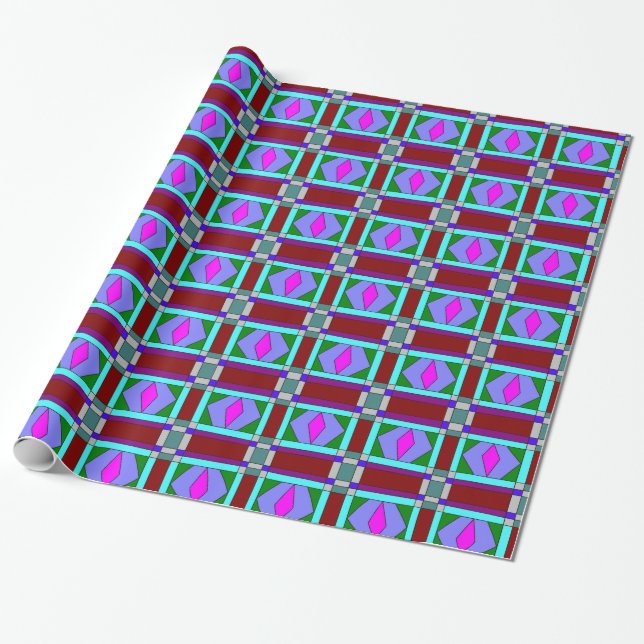 Colourful Chaos 18 Wrapping Paper (Unrolled)