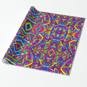 Colourful Chaos 2 Wrapping Paper