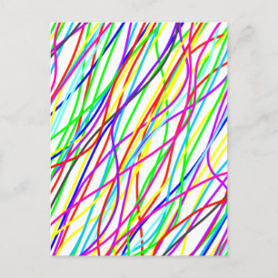 Colourful Chaos Postcard