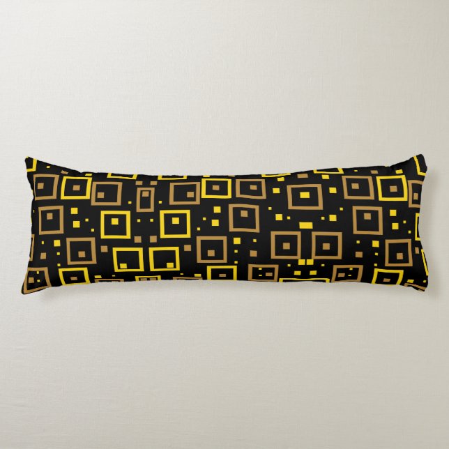 Colourful Chaos: Random Colour Splashes Body Cushion (Front)