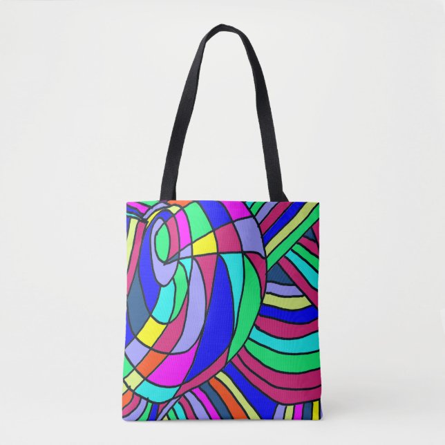 Colourful Chaos Tote Bag (Front)