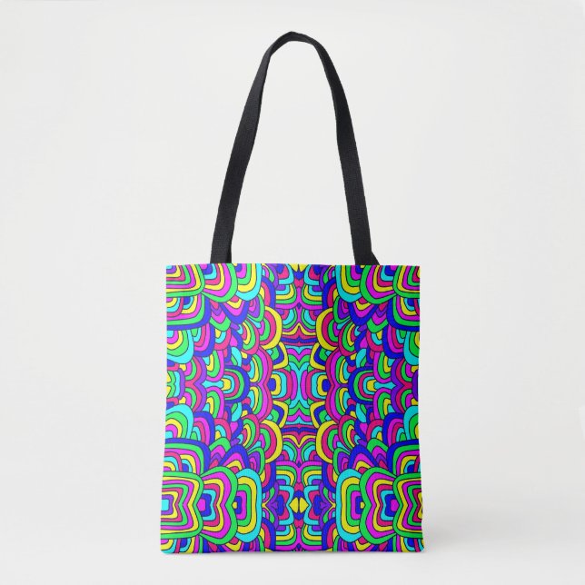 Colourful Chaos Tote Bag (Front)