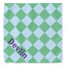 Colourful Checkers - Hint of Mint