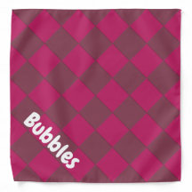 Colourful Checkers - Raspberry