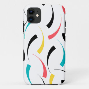 Colourful, cheerful, modern, trendy urban graphic iPhone 11 case
